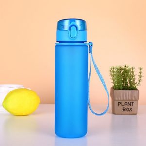 Sport Plastic Water Bottle Blue