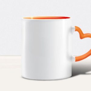 Love Handle Mugs Orange