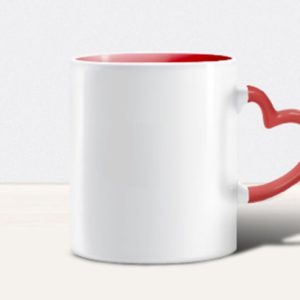 Love Handle Mugs Red