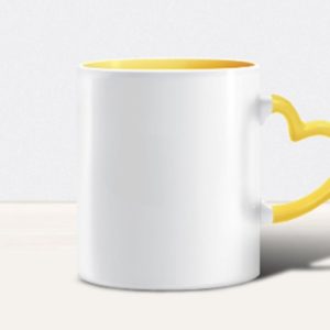 Love Handle Mugs Yellow