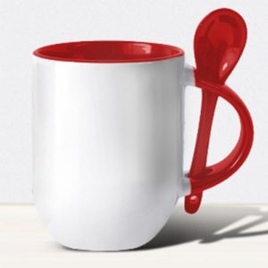 Spoon Mug Red
