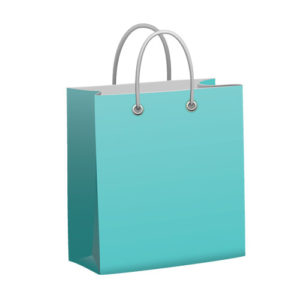 Eco Gift Bags Turquoise Blue